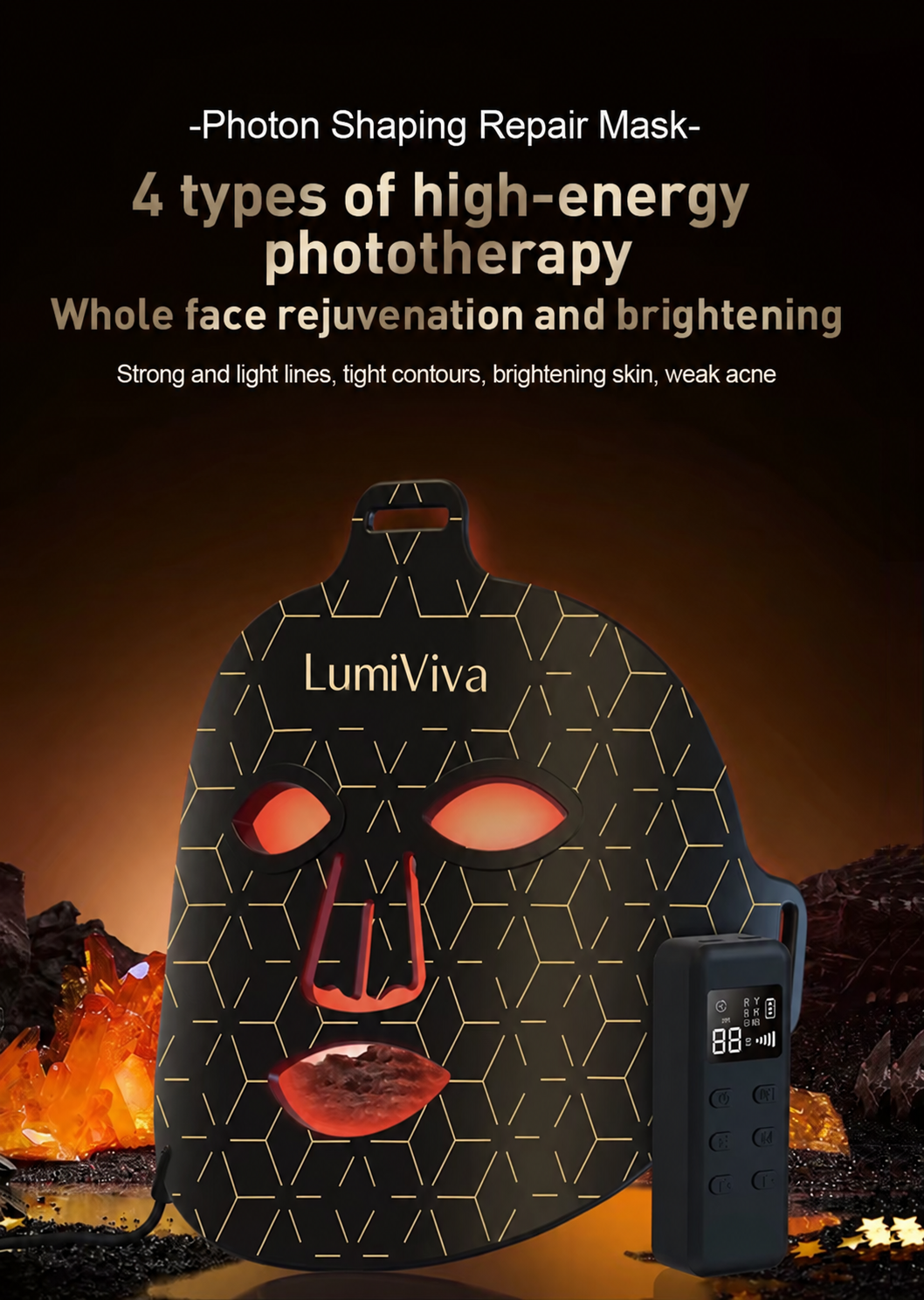 LumiViva Radiance LED Therapy Mask